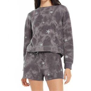 Z Supply Charcoal Tie-Dye Sweatshirt